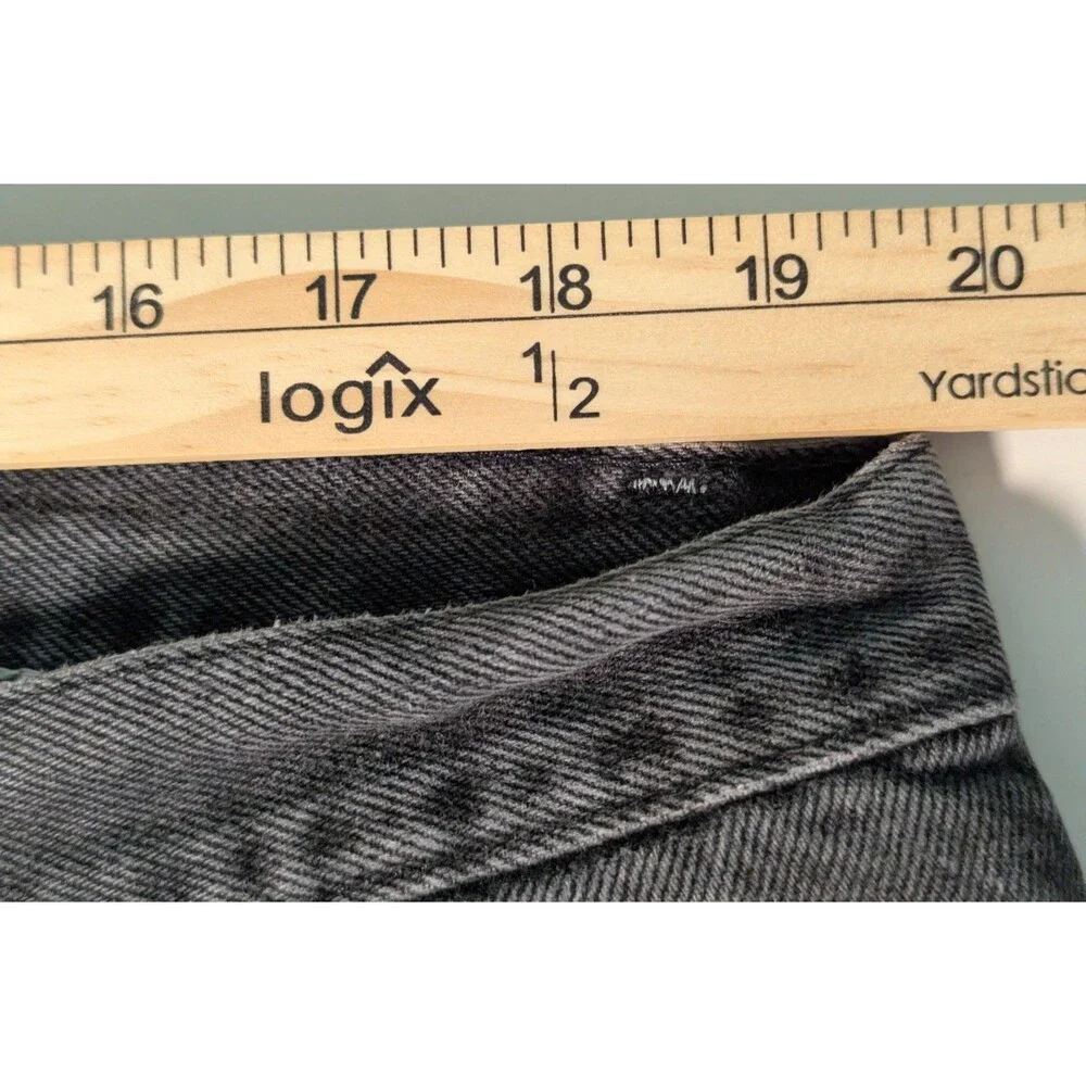 Wrangler Authentics Men's Black Denim Jeans 40x30 Relaxed Straight Leg 96501CB